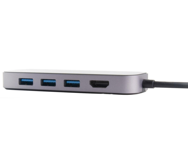 UNITEK HUB USB-C 3.1 - RJ-45, HDMI 4K, PD100W, 3x USB-A D1084A - 1062639 - zdjęcie 4